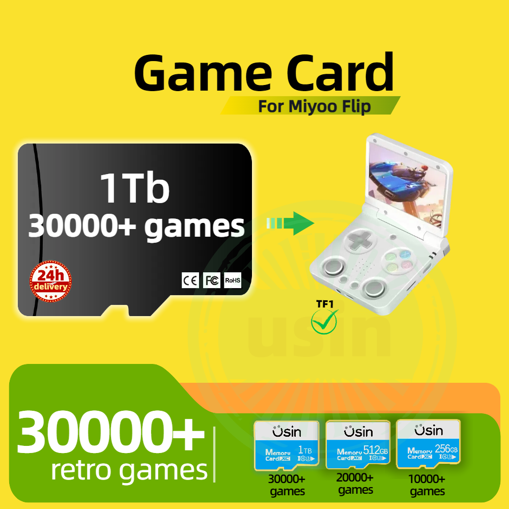 Gaming Console Latest - Игровая карта для Miyoo Flip 30000+