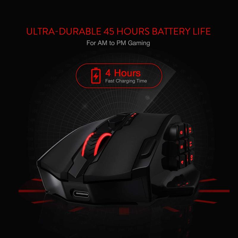 Redragon M913 Gaming 16000 точ – обзор и цена Gaming Console Buttons